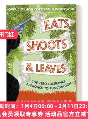 英文原版 Eats Shoots And Leaves 熊猫吃射走 琳恩·特鲁斯童书 正确标点运用 英文版 进口英语原版书籍