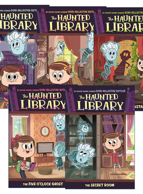 英文原版 The Haunted Library 闹鬼的图书馆系列1-5册 儿童章节桥梁故事书 苏斯博士奖得主Dori Butler 英文版 进口英语原版书籍