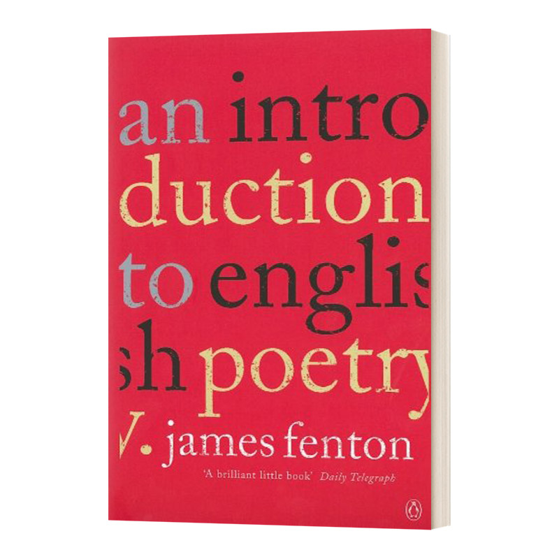 英语诗歌导论 英文原版 An Introduction to English Poetry 著名诗人詹姆斯芬顿 英文版 进口英语原版书籍
