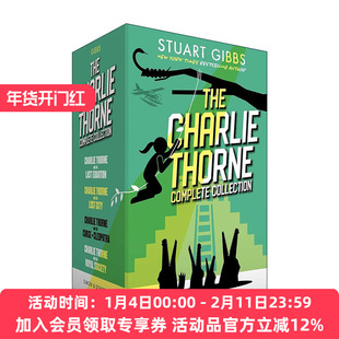英文原版 The Charlie Thorne Complete Collection 查理索恩与失落之城 1-4册盒装 精装 英文版 进口英语原版书籍