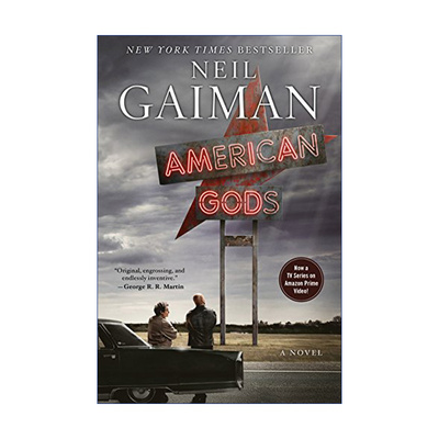 美国众神  英文原版 American Gods 大开本大字版 尼尔盖曼科幻小说 英文版 进口英语原版书籍