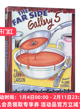 英文原版 The Far Side Gallery 5 远端画廊5 漫画集 黑色幽默 盖里拉森 英文版 进口英语原版书籍