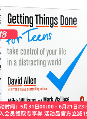英文原版 Getting Things Done for Teens 搞定 让孩子远离忙乱的时间管理法 David Allen戴维·艾伦 英文版 进口英语原版书籍