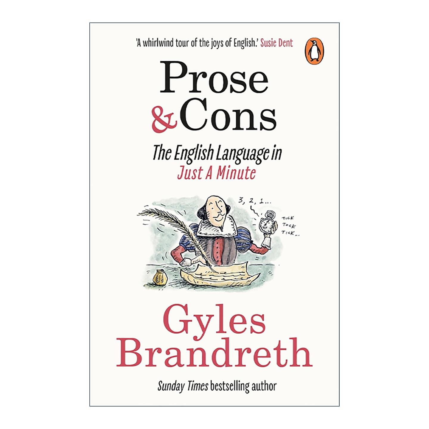 英文原版 Prose & Cons 散文与利弊 一分钟英语语言知识 Gyles Brandreth 英文版 进口英语原版书籍
