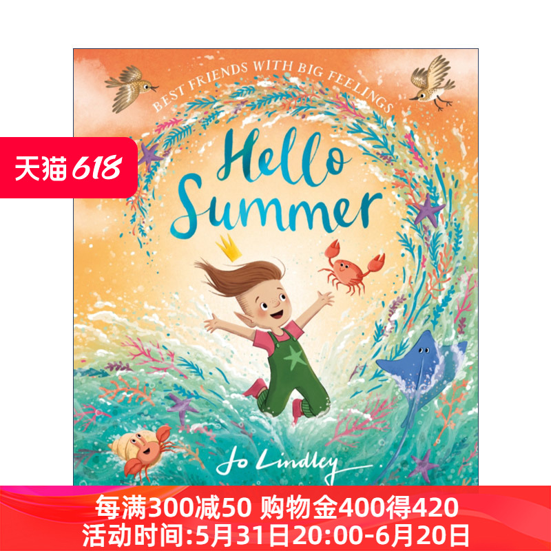 英文原版 Best Friends With Big Feelings— Hello Summer神奇的季节朋友系列你好夏天绘本英文版进口英语原版书籍