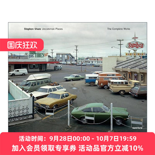 英文原版 Stephen Shore Uncommon Places 不寻常之地 斯蒂芬·肖尔摄影艺术作品集 精装图册 英文版 进口英语原版书籍
