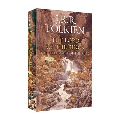 英文原版小说 The Lord Of The Rings 1 — The Fellowship Of The Ring 指环王1 精装水彩插画版 英文版 进口英语原版书籍