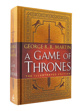冰与火之歌 权力的游戏1 英文原版 A Game of Thrones The Illustrated Edition 精装插图版 20周年纪念版 英文版 进口英语书籍