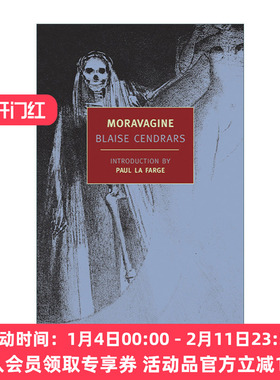 莫哈瓦金 英文原版 Moravagine New York Review Books Classics 黑色幽默小说 Blaise Cendrars 英文版 进口英语原版书籍