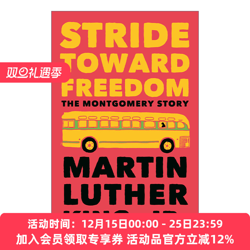 迈向自由 英文原版 Stride Toward Freedom Martin Luther King Jr. 英文版 进口英语原版书籍