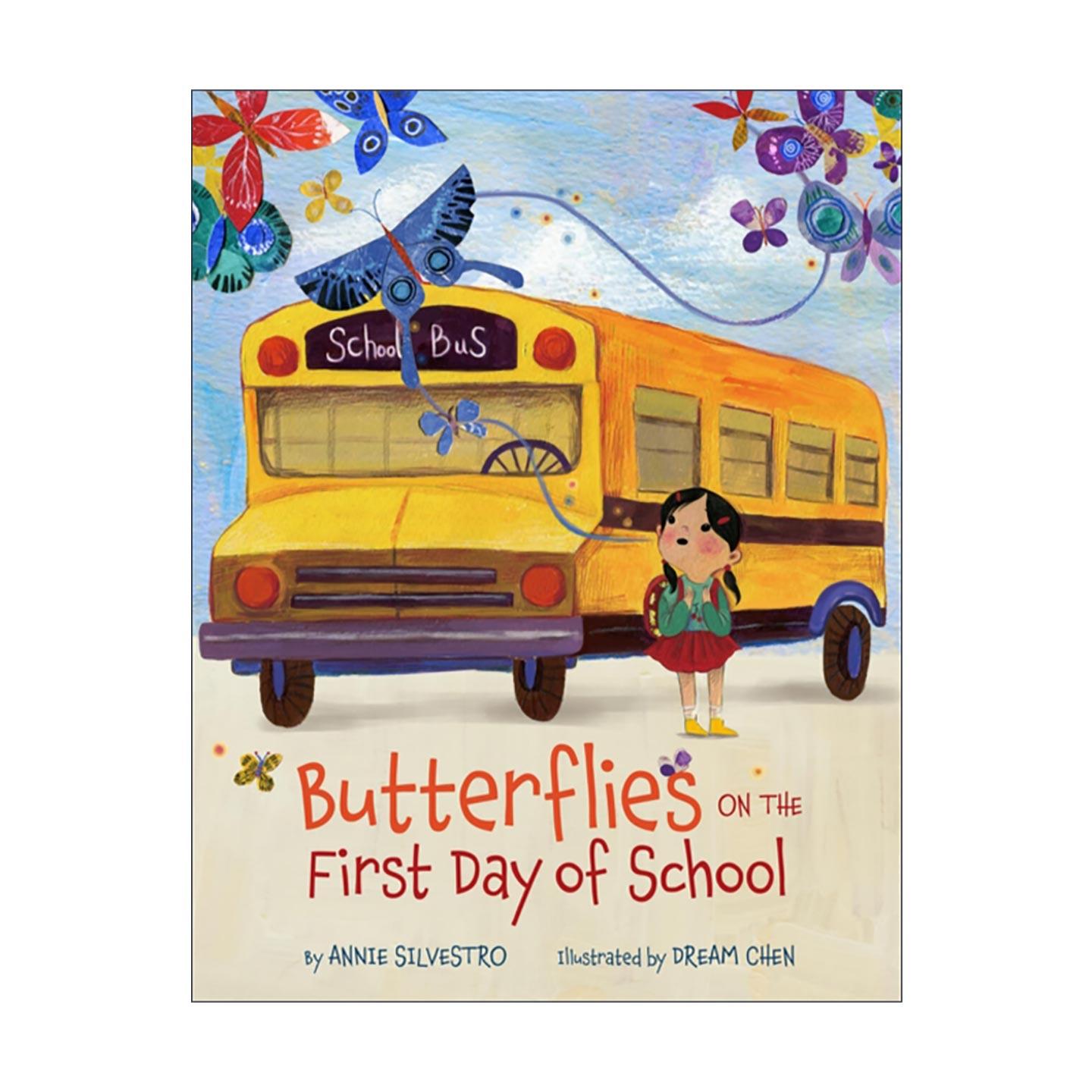 英文原版 Butterflies on the First Day of School 开学日的小蝴蝶 精装绘本 缓解入学焦虑 英文版 进口英语原版书籍