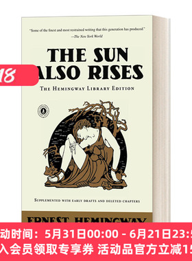 英文原版 The Sun Also Rises 海明威太阳照常升起 海明威 Hemingway Library Edition 英文版 进口英语原版书籍