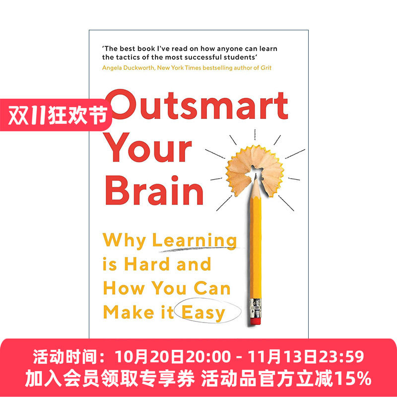 英文原版 Outsmart Your Brain 大脑想要这样学 高效学习的认知心理学方法 哈佛大学博士丹尼尔·T. 威林厄姆 进口英语原版书籍