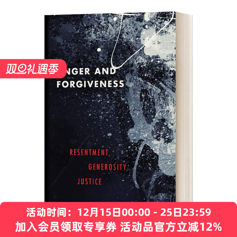 愤怒与宽恕 英文原版 Anger and Forgiveness 怨恨 慷慨与正义 英文版 进口英语原版书籍