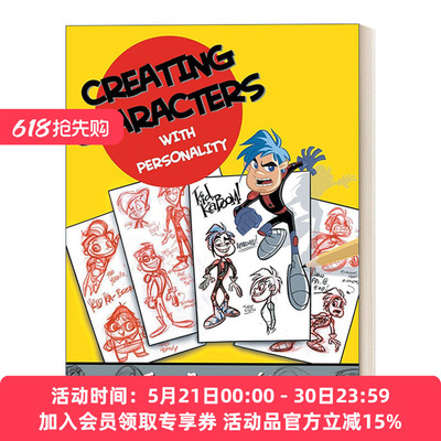 动漫游戏学院 英文原版 Creating Characters with Personality 迪士尼动画大师的角色设计课 Tom Bancroft 英文版 进口英语书籍