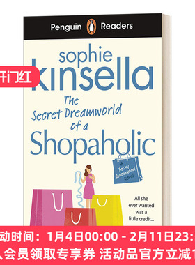 英文原版 Penguin Readers Level 3 The Secret Dreamworld 企鹅分级阅读3 购物狂的秘密梦想世界 英文版 进口英语原版书籍