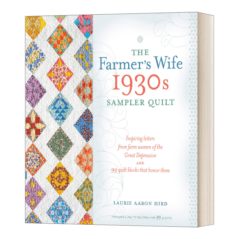 英文原版 The Farmer's Wife 1930s Sampler Quilt 20世纪30年代农夫妻子样本拼布被 缝纫模板 英文版 进口英语原版书籍