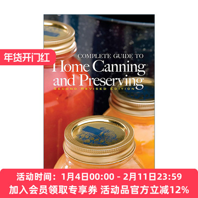 英文原版 Complete Guide to Home Canning and Preserving 家庭罐头制作与保存完整指南 第二版 食谱 英文版 进口英语原版书籍
