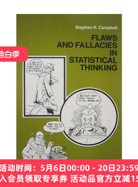 英文原版 Flaws and Fallacies in Statistical Thinking 统计思维中的缺陷和谬误 数学 Stephen K. Campbell 进口英语原版书籍