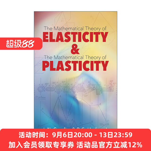 英文原版 Elasticity and Plasticity 弹性与塑性 数学理论 斯坦福大学应用力学教授James Norman Goodier 英文版进口英语原版书籍