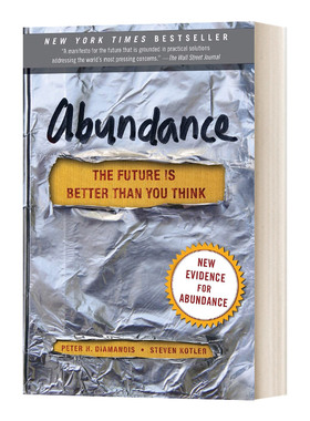 英文原版 Abundance The Future Is Better Than You Think 富足 改变人类未来的4大力量 英文版 进口英语原版书籍