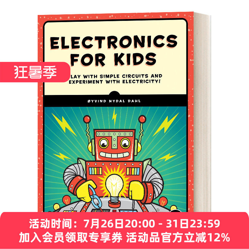 孩子们的电子产品 英文原版 Electronics for Kids 玩简单的电路 用电流做实验 英文版 进口英语原版书籍