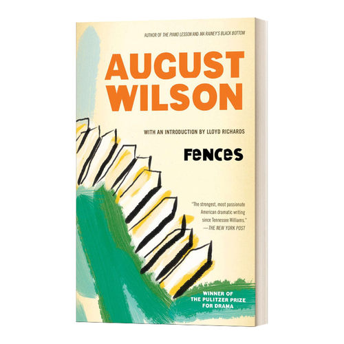 英文原版 Fences 栅栏 英文版 进口英语原版书籍