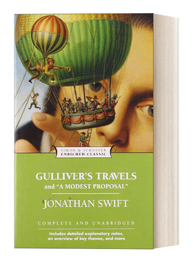 英文原版小说 Gulliver's Travels and A Modest Proposal  格列佛游记 Enriched Classics系列 英文版 进口英语原版书籍