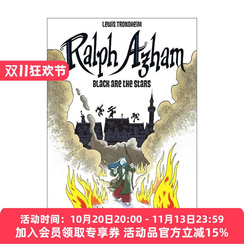 英文原版 Ralph Azham #1 拉尔夫·阿扎姆漫画卷1 黑色的是星星 欧美彩色漫画 精装 英文版 进口英语原版书籍