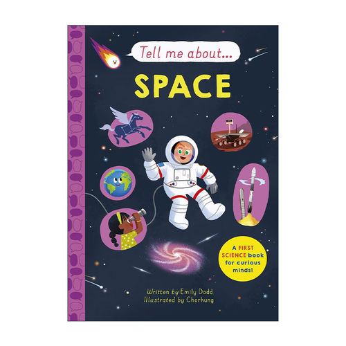 英文原版 Tell Me About Space 探索宇宙 儿童科普百科精装绘本 英文版 进口英语原版书籍
