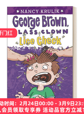 英文原版 Lice Check #12 (George Brown  Class Clown) 乔治布朗系列12 校园搞笑王 儿童章节书桥梁书 插画 英文版 进口英语书籍