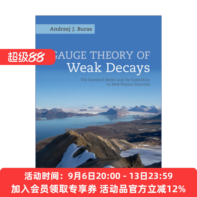 现货 弱衰变规范场论  英文原版 Gauge Theory of Weak Decays Andrzej J. Buras 精装 英文版 进口英语原版书籍