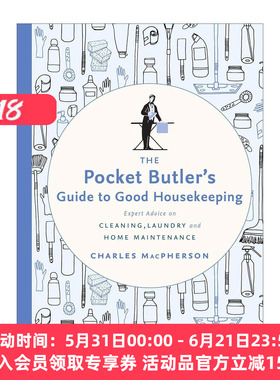 英文原版 The Pocket Butler's Guide to Good Housekeeping 好管家指南 关于清洁 洗衣和家庭维护的专家建议 精装 进口英语书籍