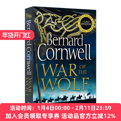 撒克逊传说11 英文原版 The Last Kingdom Series 11  War of the Wolf 狼勇士之战 孤国春秋英剧原著 英文版 进口英语原版书籍