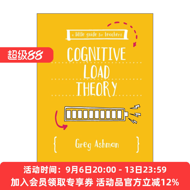 教师小指南 英文原版 A Little Guide for Teachers: Cognitive Load Theory 认知负荷理论运用于教学中 英文版 进口英语原版书籍