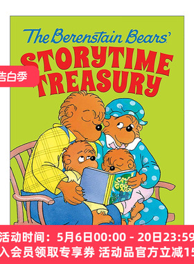 英文原版 The Berenstain Bears' Storytime Treasury 贝贝熊的故事时间宝库 儿童睡前故事绘本 英文版 进口英语原版书籍