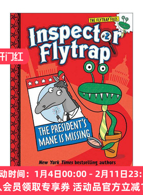 英文原版 Inspector Flytrap in the President's Mane Is Missing Inspector Flytrap 02 捕蝇草探长系列2 总统的鬃毛不见了