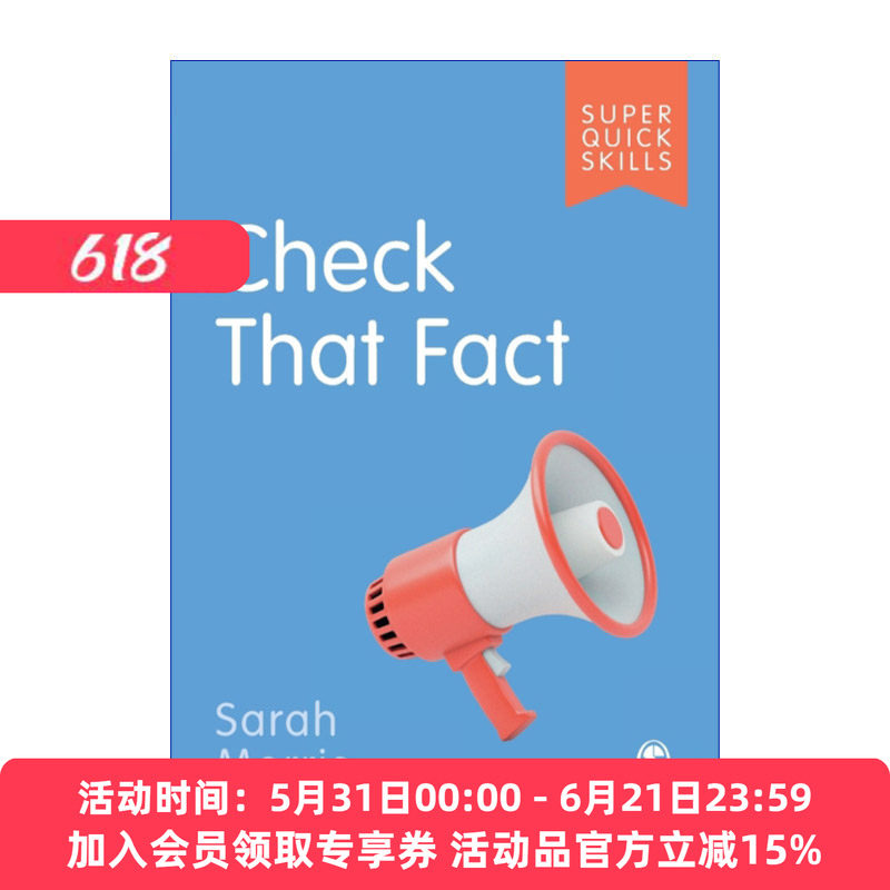 如何做事实核查  英文原版 Check That Fact SAGE学术技能入门系列 英美大学本科生学术指南 英文版 进口英语原版书籍