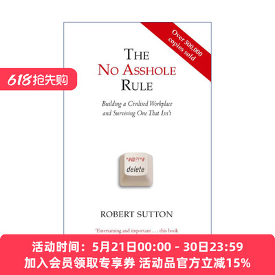 拒绝混蛋法则  英文原版 The No Asshole Rule 英文版 进口英语原版书籍
