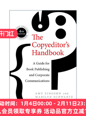 英文原版 The Copyeditor's Handbook 文案编辑手册 图书出版和企业传播指南 第四版 Amy Einsohn 英文版 进口英语原版书籍