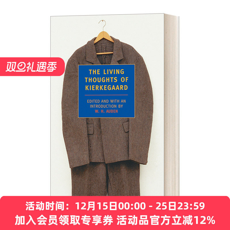 英文原版 The Living Thoughts of Kierkegaard 克尔凯郭尔的生活思想 Soren Kierkegaard 英文版 进口英语原版书籍