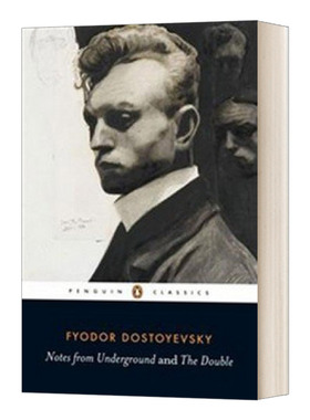 英文原版 Notes From Underground 地下室手记  陀思妥耶夫斯基  黑经典 Fyodor Dostoyevsky 英文版 进口英语原版书籍