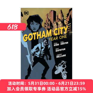 哥谭市 第一年 英文原版 Gotham City Year One DC漫画 蝙蝠侠 黑暗骑士 Tom King 精装 英文版 进口英语原版书籍