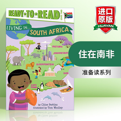 英文原版 Living in . . . South Africa 住在南非 准备读系列 分级阅读 英文版 进口英语原版书籍