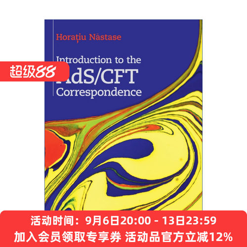 英文原版 Introduction to the AdS/CFT Correspondence   AdS/CFT对偶导论 Hora?iu N?stase 精装 英文版 进口英语原版书籍