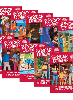 华研原版 棚车少年21-30册全套 英文原版小说 The Boxcar Children Mysteries Books英语章节桥梁书 美国经典儿童读物励志故事书籍