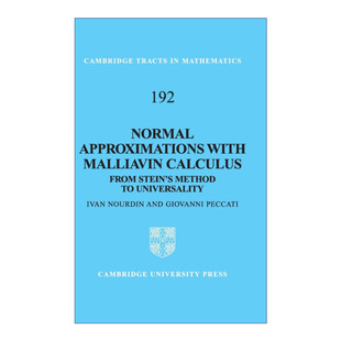 英文版 Normal Malliavin with Approximations 英文原版 Calculus 用Malliavin分析 进口英语原 正态逼近 精装 剑桥数学丛书系列