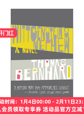 英文原版 Wittgenstein's Nephew Vintage International 维特根斯坦的侄子 Thomas Bernhard托马斯·伯恩哈德 进口英语原版书籍
