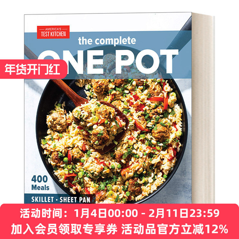 完整的一锅 英文原版 The Complete One Pot 用你的平底锅，烤盘，速溶锅，荷兰烤箱等做的400顿饭 英文版 进口英语原版书籍