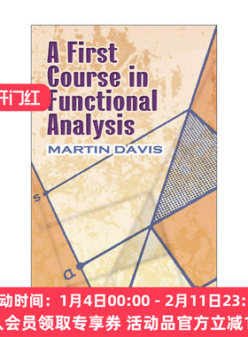 英文原版 A First Course in Functional Analysis 泛函分析第一课 纽约大学数学教授Martin Davis 英文版 进口英语原版书籍